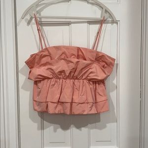 Zara Pink Ruffled top